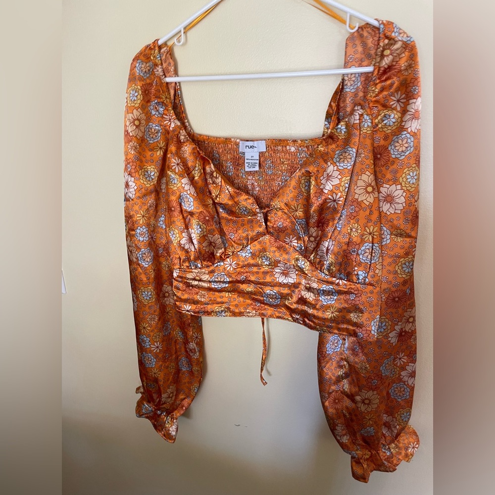 Floral crop top